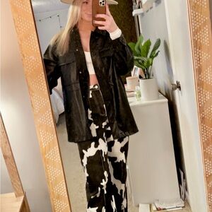 Black and White Women's Pants